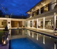 Villa Cendrawasih, Villa at Night