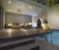 Villa Balimu, Salon Extérieur